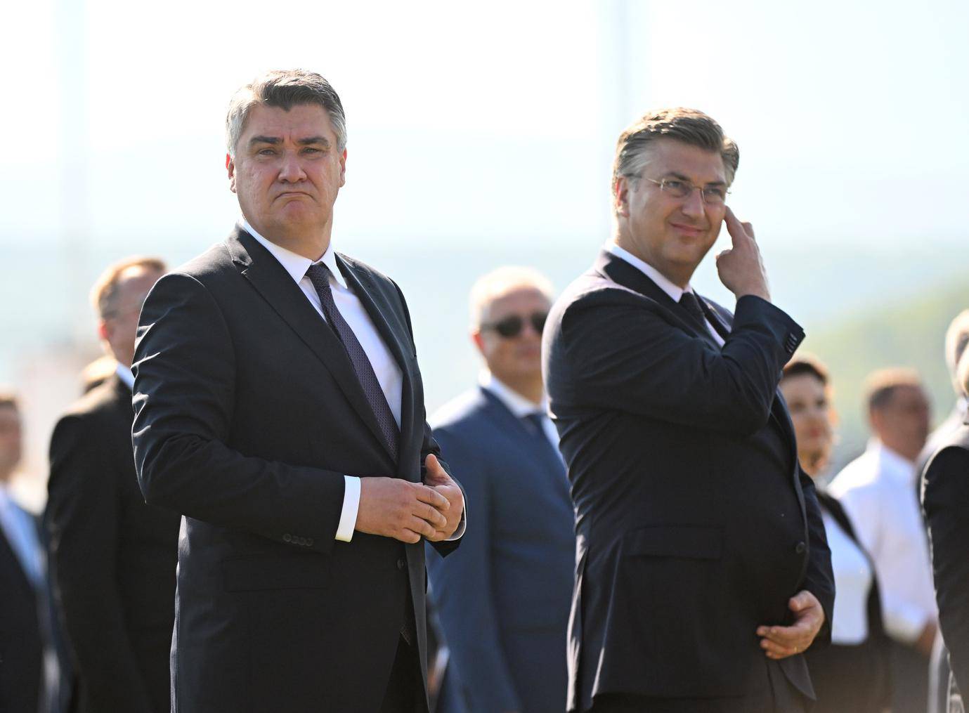 Knin: Zoran Milanović i Andrej Plenković zajedno u prvom redu na obljetnici Oluje