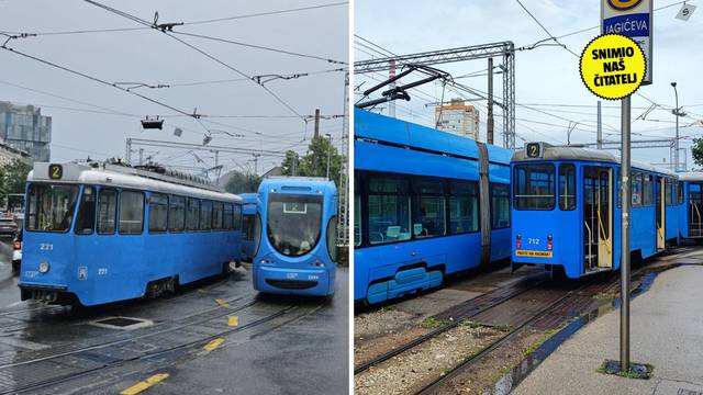 FOTO Stoje tramvaji u centru Zagreba: Oštećena naponska mreža kod Jagićeve ulice