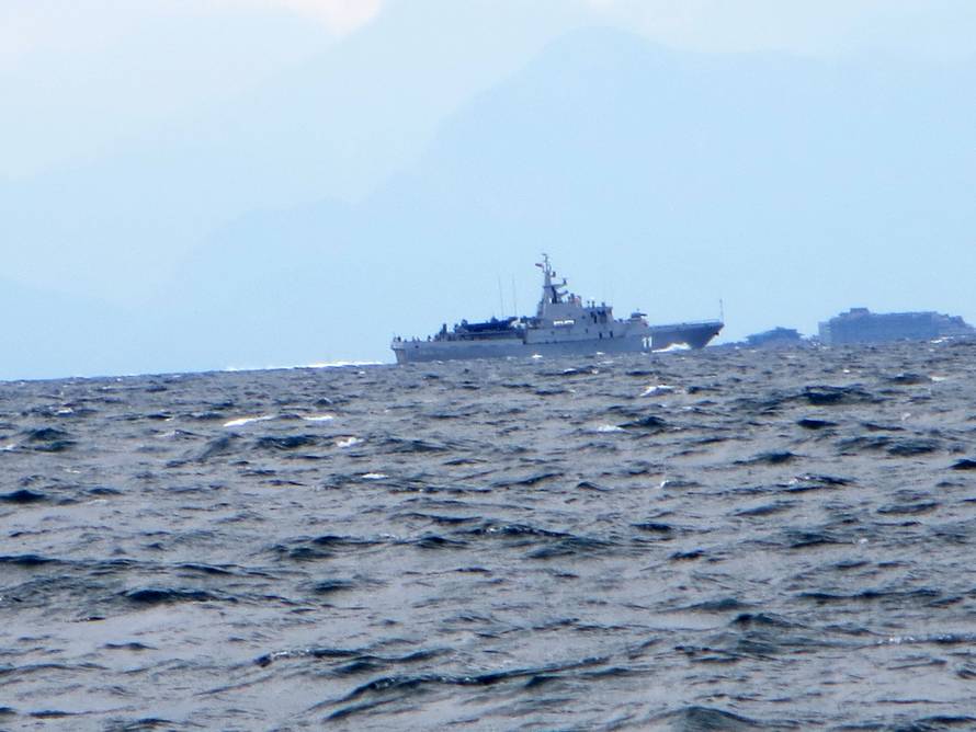 Slovenska topovnjača Triglav plovila kroz Savudrijsku valu