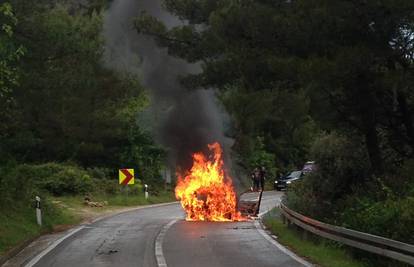 Vatrogascima oprema u kvaru, pustili su da automobil izgori 