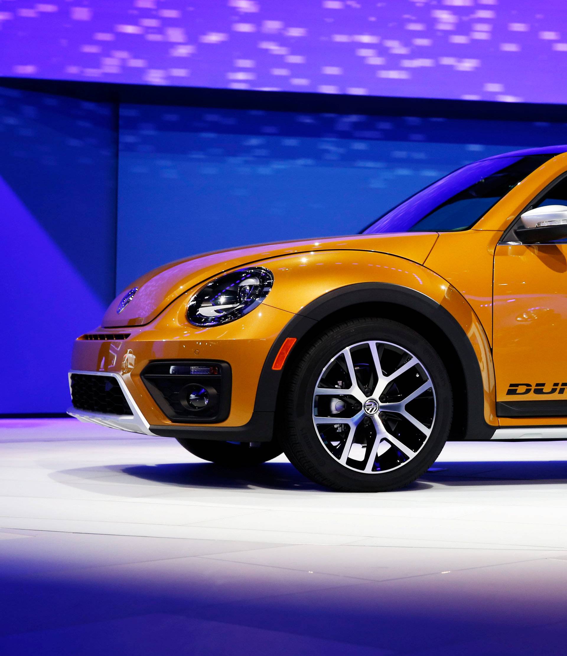 FILE PHOTO:  The new Volkswagen Beetle Dune is introduced at the LA Auto Show in Los Angeles