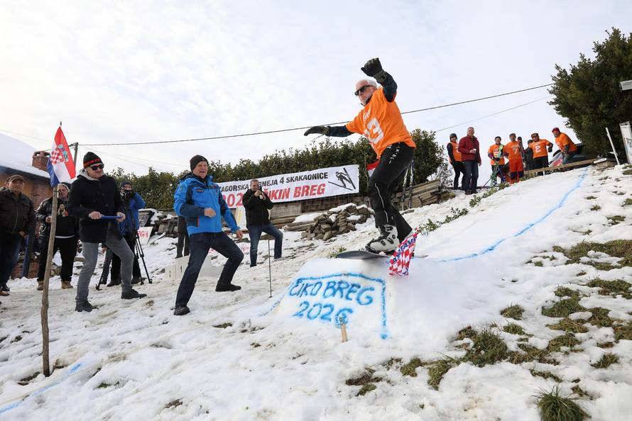 24SATA Zabok: Organizirano je natjecanje u skijaškim skokovima "Turneja 4 brega"