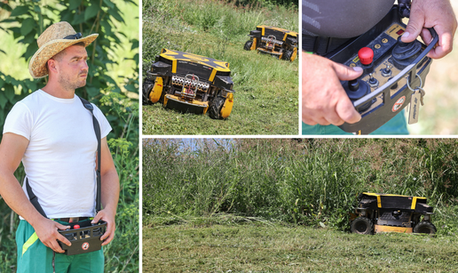 FOTO Može zamijeniti 5 radnika s trimerom: Zrinjevac dobio robotske kosilice na daljinski