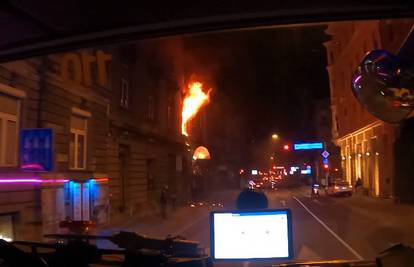 Vatrogasci su objavili snimku dolaska na intervenciju požara u Zagrebu: 'Ljudi unutra vrištali'