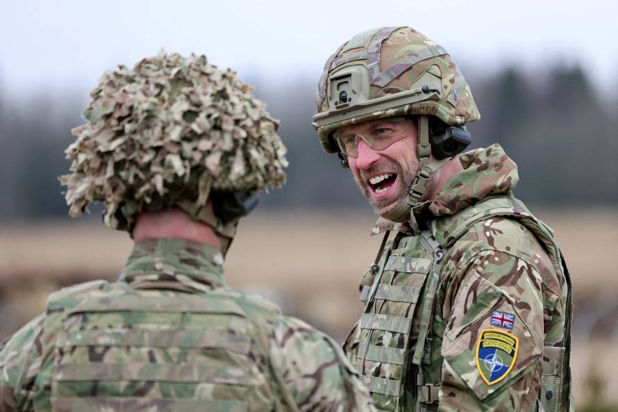 Britain's Prince William visits Estonia