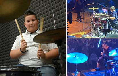 Kakav talent! Leny (12) je gost bubnjar Draženu Zečiću: 'Moj je idol, sve pjesme znam napamet'