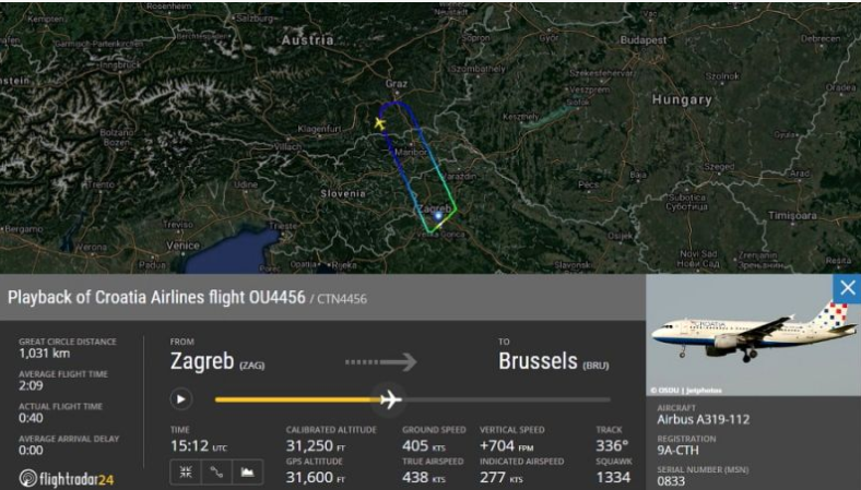 Ptica udarila u avion na letu za Bruxelles: Vratili se u Zagreb...