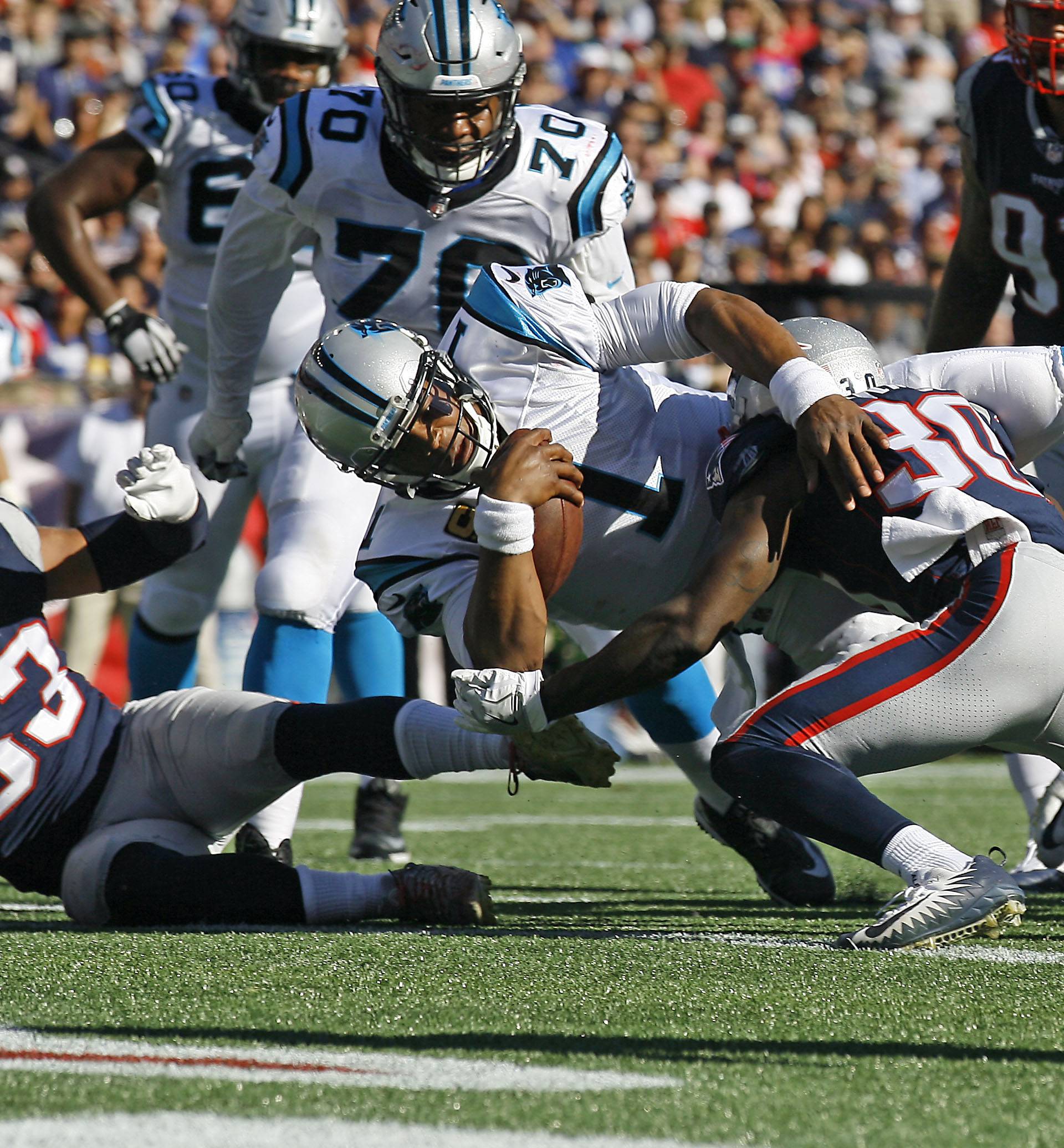 NFL: Carolina Panthers at New England Patriots