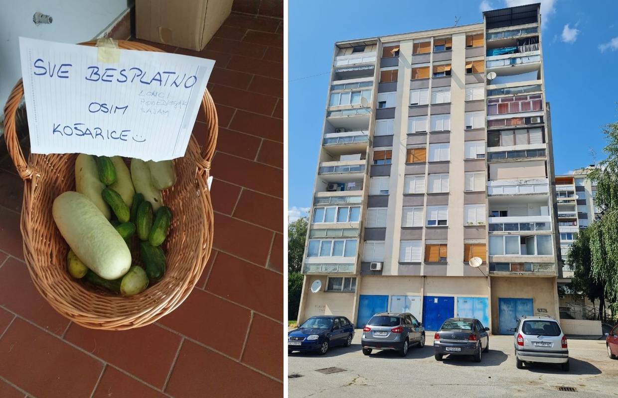 Misteriozni dobrotvor ostavlja stanarima zgrade u Koprivnici svježe povrće: 'Dirnuti smo'