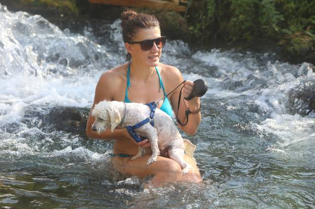 Osvježenje u rijeci Mrežnici