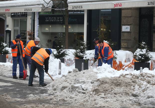 Ovako je izgledao Zagreb u prosincu 2012. godine