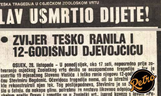 Nezapamćena tragedija: U osječkom ZOO-u lavovi usmrtili dječaka i ranili djevojčicu