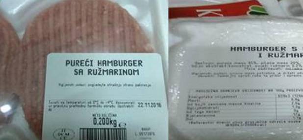 U purećem hamburgeru bila je salmonela, prodavao se 'svuda'