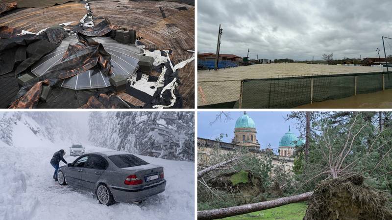 320 SLIKA ZIMSKOG KAOSA Orkanski vjetrovi, mećava i velike poplave pogodile zemlju