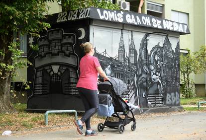 Grafit posvećen potresu koji je pogodio Zagreb osvanuo na trafostanici na Jarunu