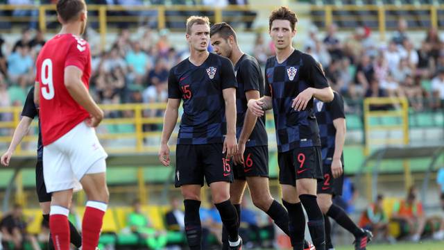 Pula: Mlada hrvatska nogometna reprezentacija u prijateljskom susretu  pobijedila Dansku
