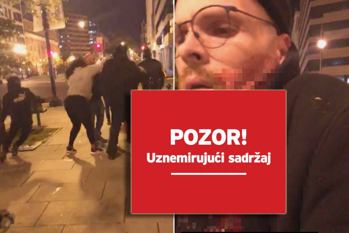 Kod Bijele kuće izboli članove grupe Ponosni dečki:  Policija traži napadače, četvero ranjenih