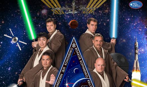 Sila je jaka u njima: Astronauti za poster postali Jedi vitezovi