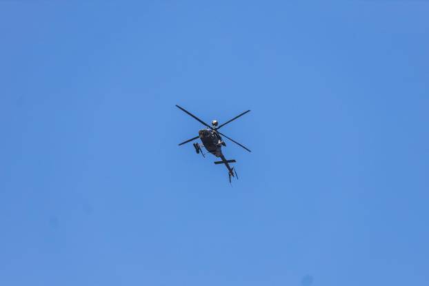 Zagreb: Generalna proba svečanog vojnog mimohoda - zračne snage 