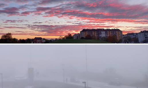 VIDEO A krenulo sa suncem... Magluština oko Zagreba mogla bi i dulje ostati, a stiže i kiša