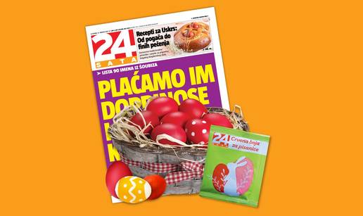 Samo u 24sata: U četvrtak darujemo boju za pisanice
