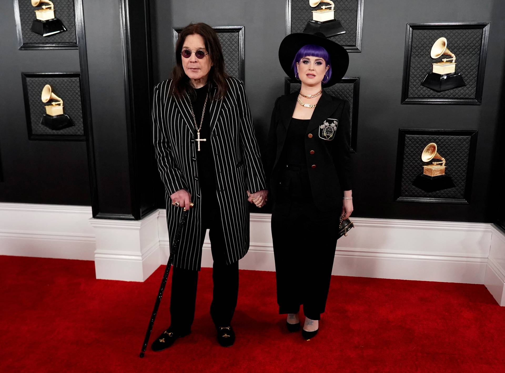 FILE PHOTO: 62nd Grammy Awards – Arrivals – Los Angeles, California, U.S., January 26, 2020 - Ozzy Osbourne and Kelly Osbourne