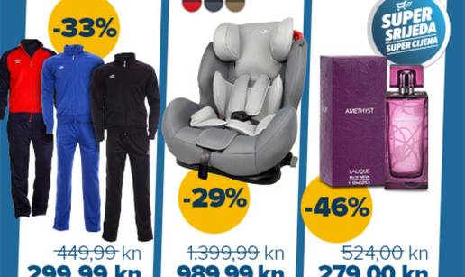 Nova Super srijeda donosi odlične uštede do 46%