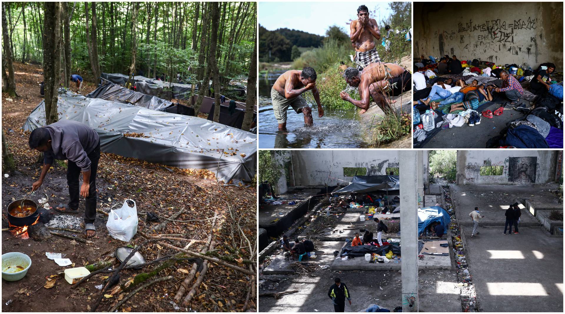 Snašli se sami: Migranti kod Velike Kladuše formirali novi kamp, lokalcima ne smetaju