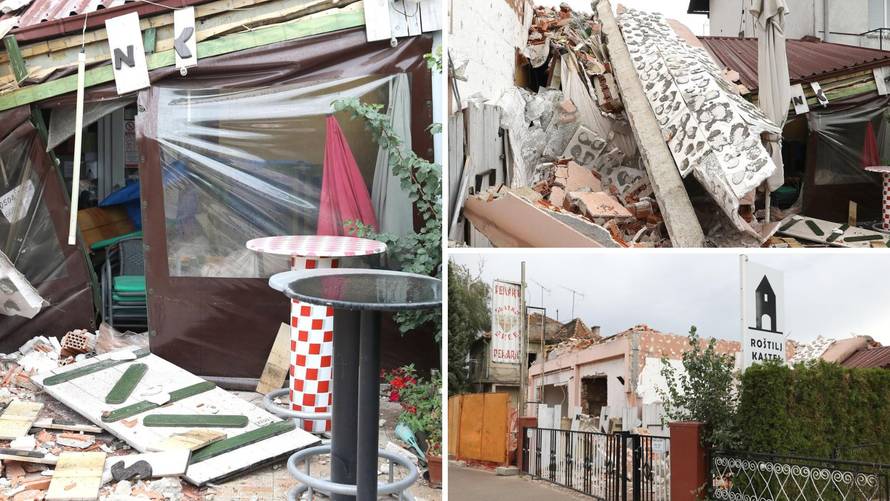 FOTO Ovako izgleda pečenjara na koju je pao zid starog hotela: 'Tlak mi je na sto. Šokiran sam!'