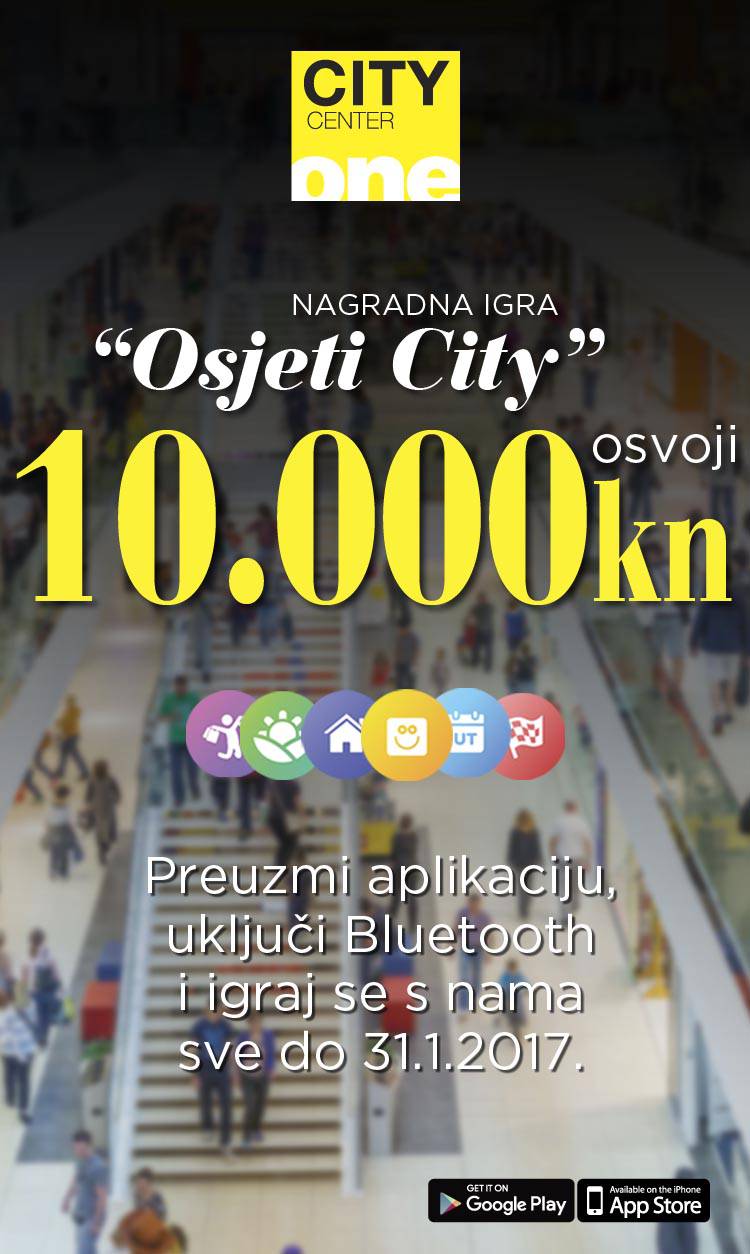 Osvojite shopping od 10.000 kuna uz City Center one