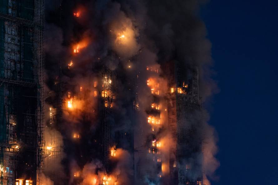 Hong Kong Building Fire