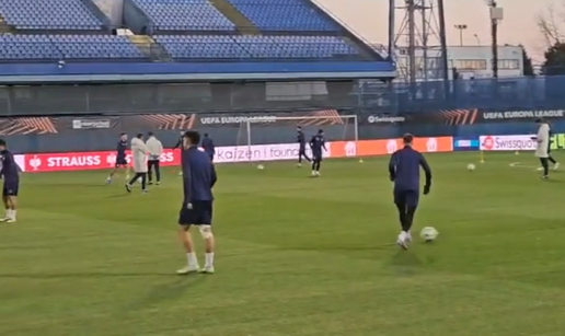 VIDEO Dinamovci u posljednjim pripremama za Europsku ligu. Pogledajte kadrove s treninga