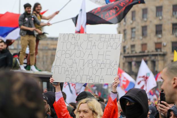 Počeo vjerojatno najveći prosvjed u povijesti Srbije "15 za 15"