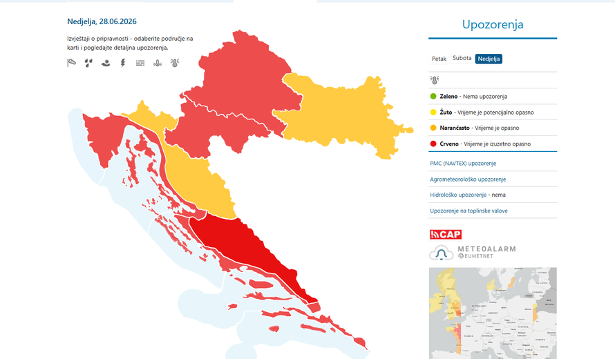 KO ŽIV KO SKUHAN Pali klimu! Pogledajte što dolazi u nedjelju