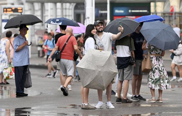 Ljetna kiša u Zagrebu