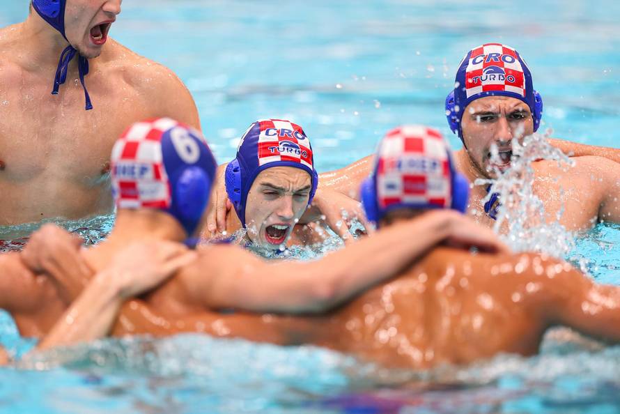 Zagreb: Svjetsko prvenstvo u vaterpolu U20, utakmica za treće mjesto, Hrvatska - Mađarska