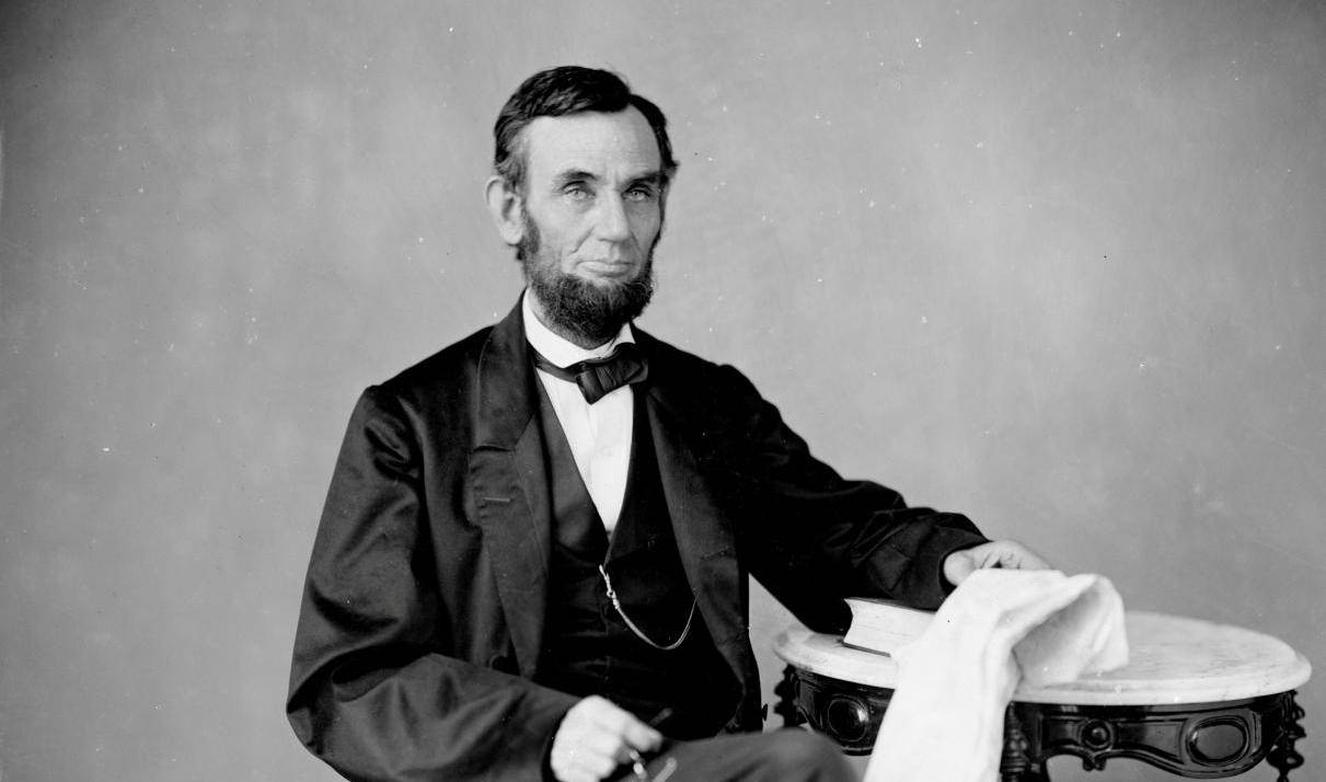 U.S. President Abraham Lincoln is seen in this image taken 1863