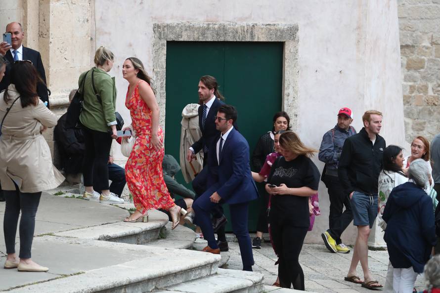 ARHIVA - 2024. Dubrovnik: Vjenčanje Nicole Artukovich i Liama Stewarta u crkvi sv.Ignacija