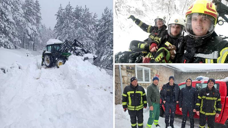 Plitvice u snijegu: 'Ljudi su na hladnom, ali snalazimo se.  Nastojimo do svakoga doći...'