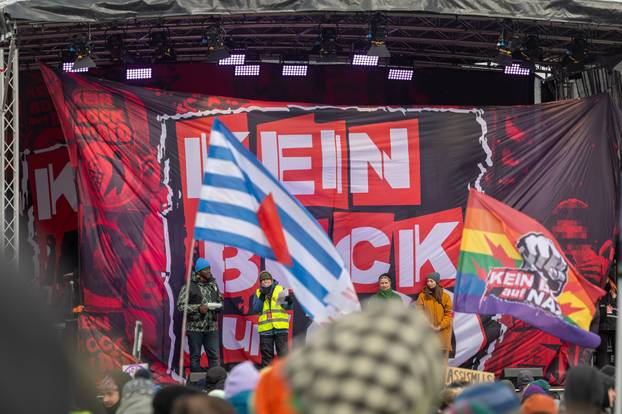 AfD party conference in Riesa - protests