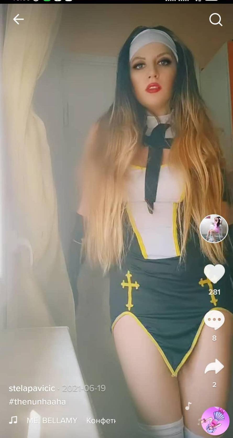 Stela iz 'Ljubav je na selu' je u kostimu časne 'išla' u katedralu