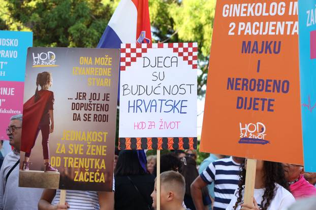 Prvi put u Šibeniku održan Hod za život