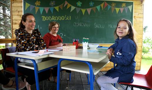 Bregana: Prvašiće testiramo u zelenoj učionici pod drvetom...