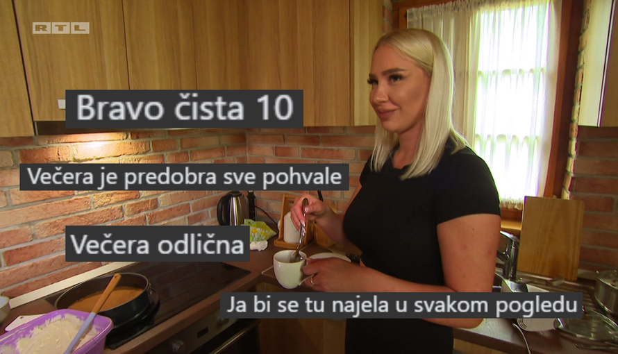 Glorija je svojom 'Večerom za 5' prešla u vodstvo, a osvojila je i gledatelje: 'Večera je bila za 10'