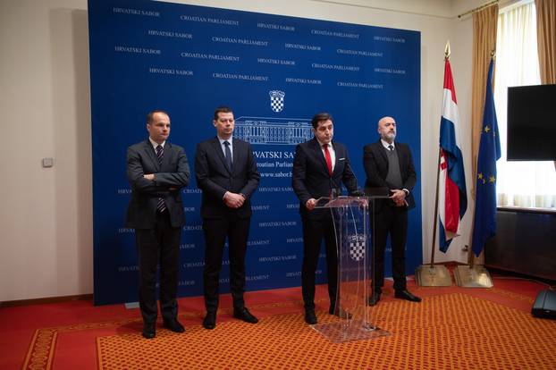 Zagreb: Konferencija za medije kluba zastupnika SDP-a