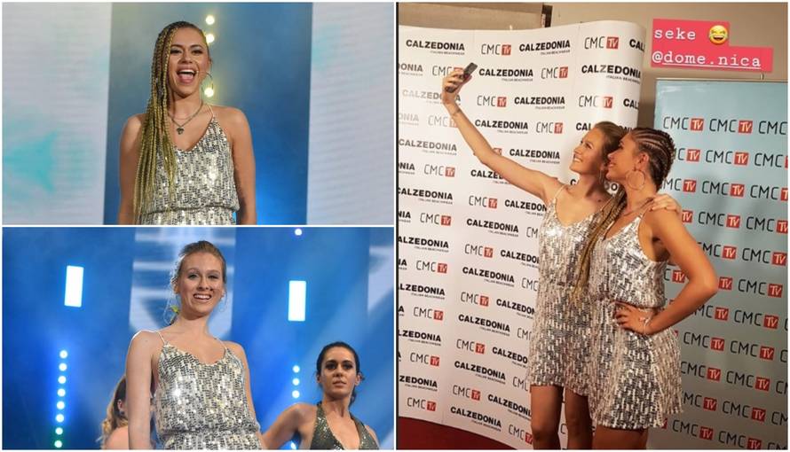 'Lude' za srebrnom haljinicom: Domenica i Meri se isto obukle