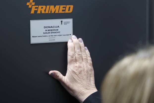 Zagreb: Udruga Palčići uručila donaciju bolnici Merkur u čast preminulom kolegi Sanjinu Španoviću