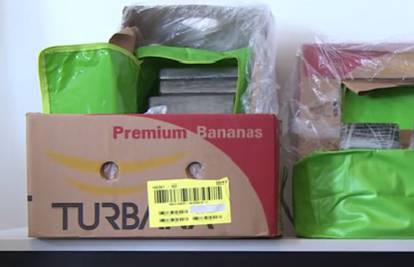 U kutijama s bananama našli 386 kg droge, vrijedi 15 mil. €