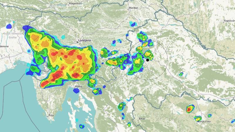 FOTO Nevrijeme stiže prema Hrvatskoj, evo što nas čeka!