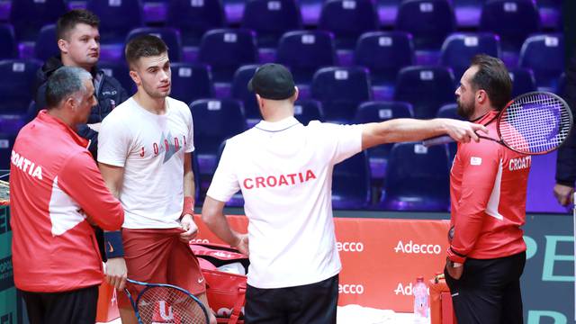 Posljednje pripreme za finale: Čilić i ekipa odradili trening...